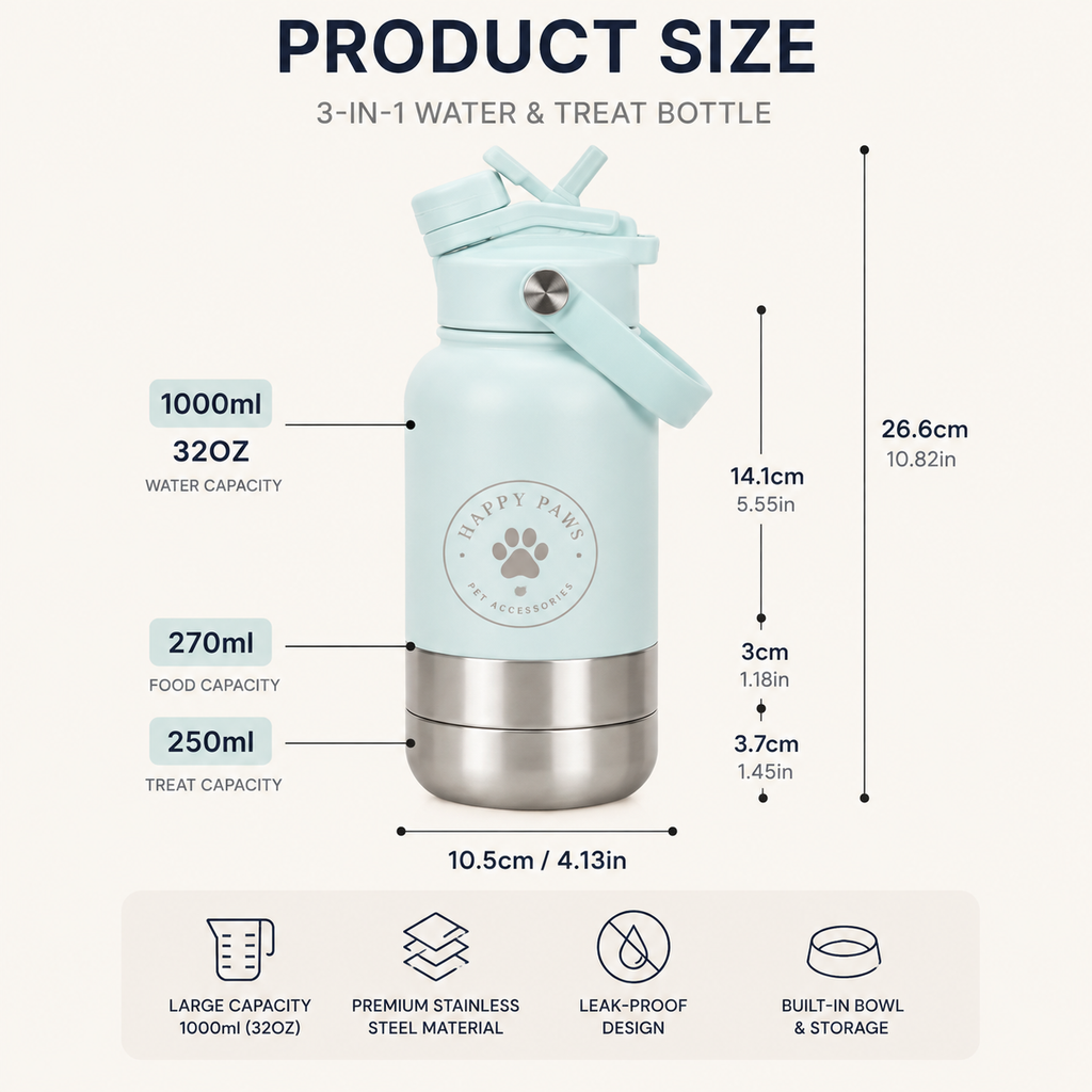 3 in 1 Water bottle