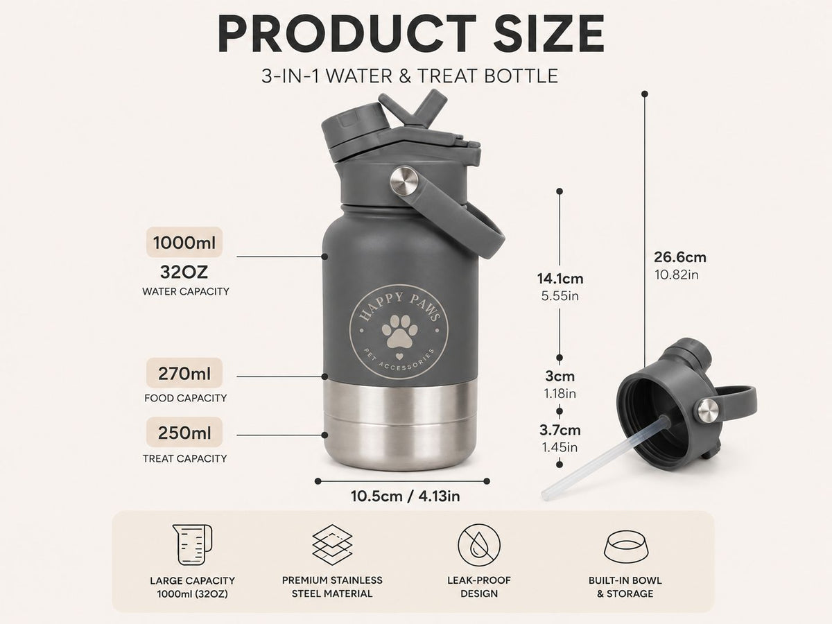 3 in 1 Water bottle