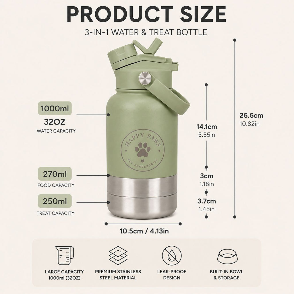 3 in 1 Water bottle